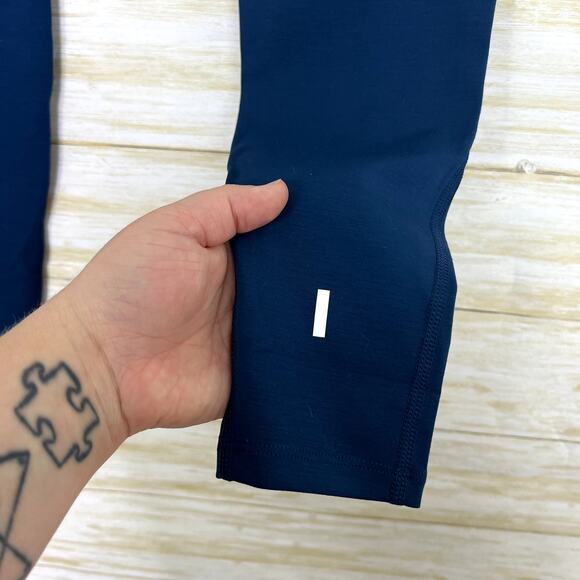 Doverist NWT The Cut Outs Legging Deep Turquoise and Dark Blue - Picture 7 of 9